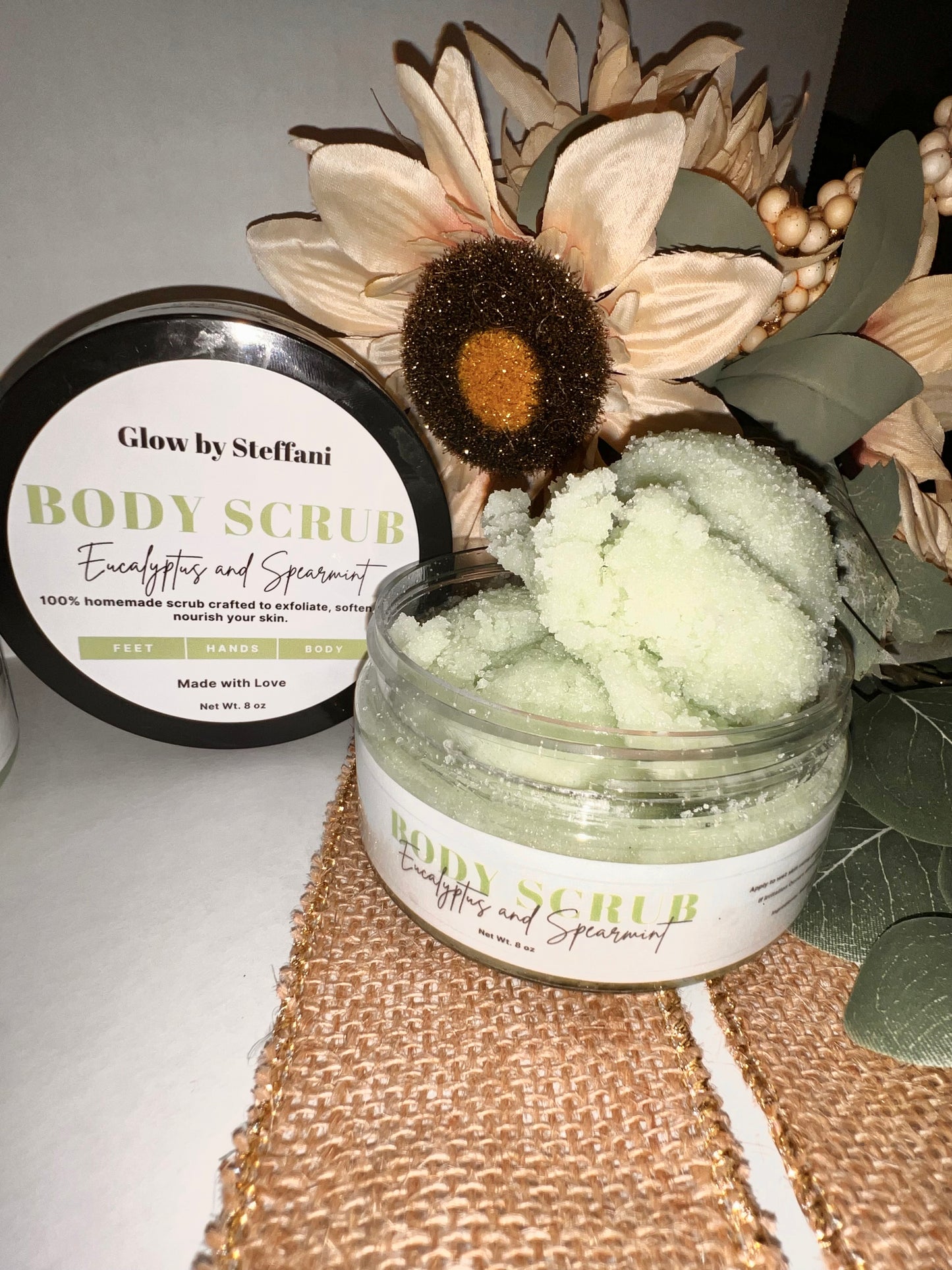 Eucalyptus and Spearmint Emulsified Body Scrub