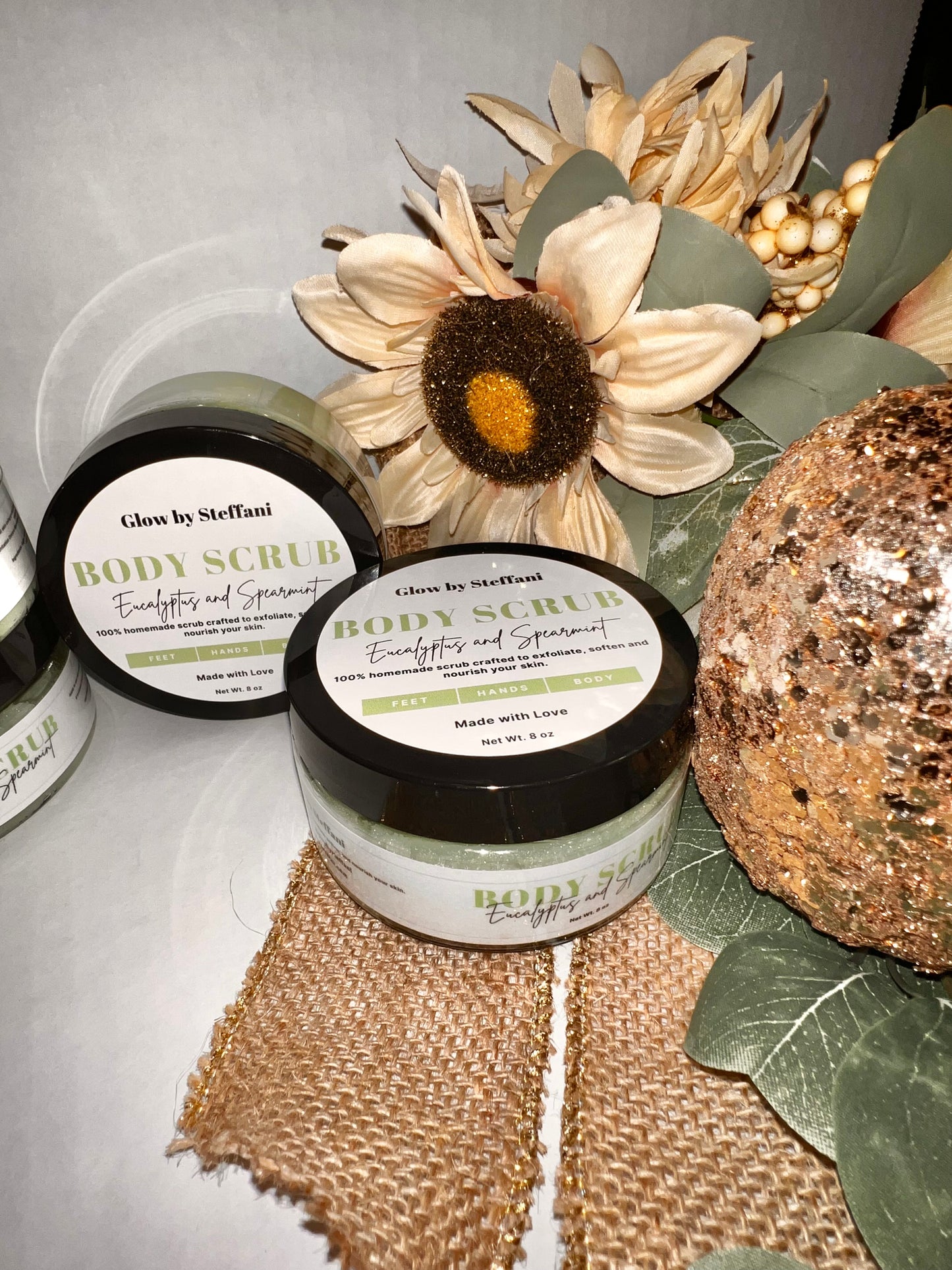 Eucalyptus and Spearmint Emulsified Body Scrub