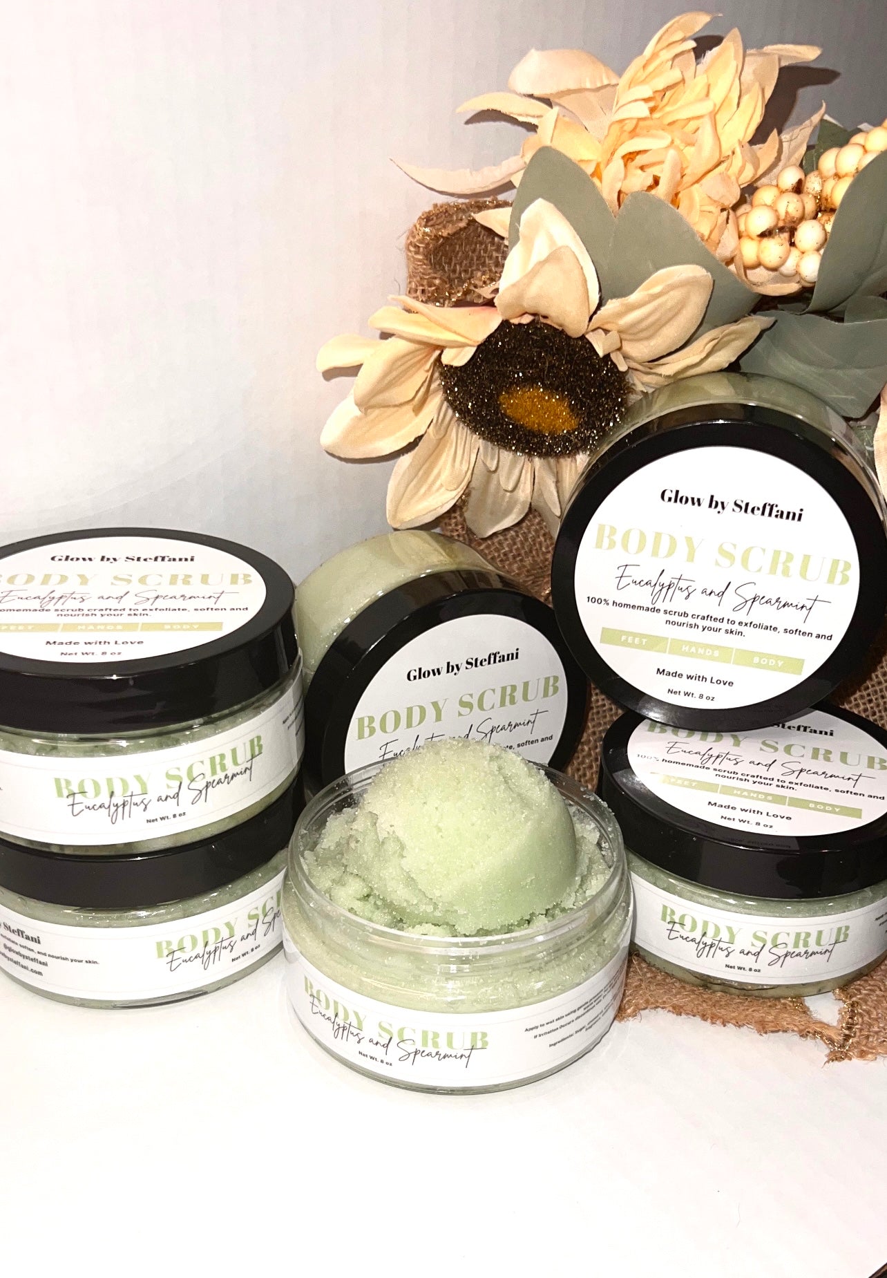 Eucalyptus and Spearmint Emulsified Body Scrub